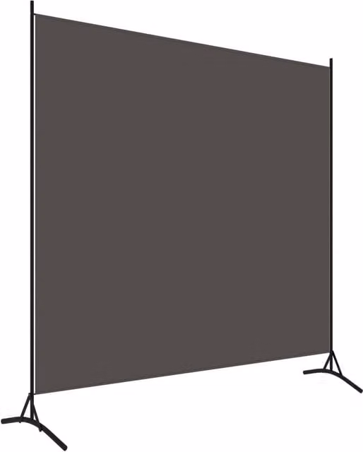 Berkfield Home 1-Panel Room Divider in Anthracite, H 175 cm x W 180 cm – 1