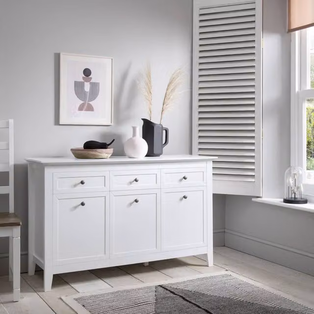 Nöa and Nani Karlstad Sideboard with Drawers in White