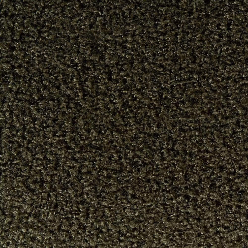 Wyld and Coco Green Boucle Pouffe with Pine Legs – 7