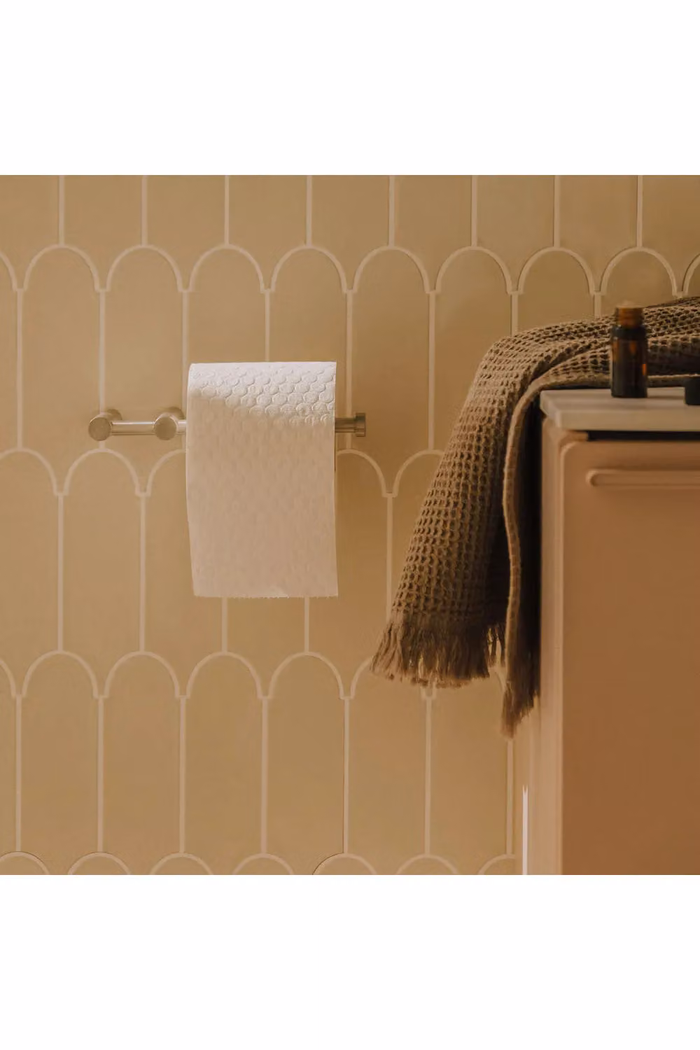 COSMIC Logic Toilet Roll Holder Without Cover in Matt Grey Stainless Steel W/D/H: 18.5 x 8 x 2 cm – 2