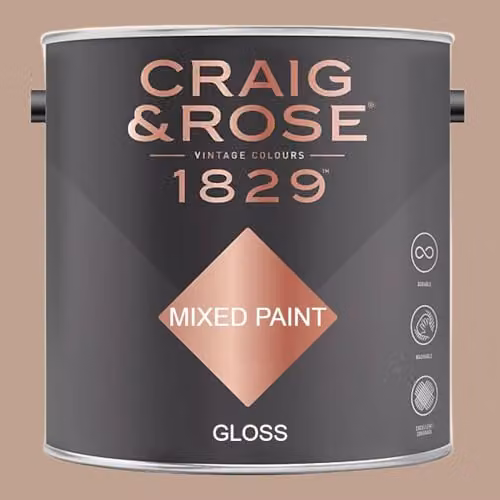 Craig & Rose 1829 Paint Stop Gloss Light Umber Brown 2.5l
