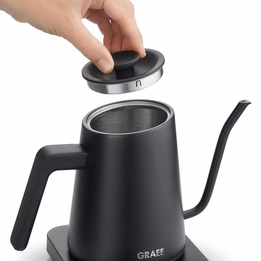 Graef Electric Pour-Over Kettle with Temperature Control, 0.9 l, Black – 6