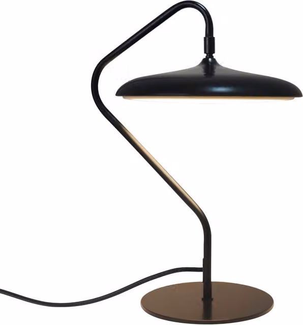 Nordlux Artist Modern LED Table Lamp in Black Metal with Warm White Light