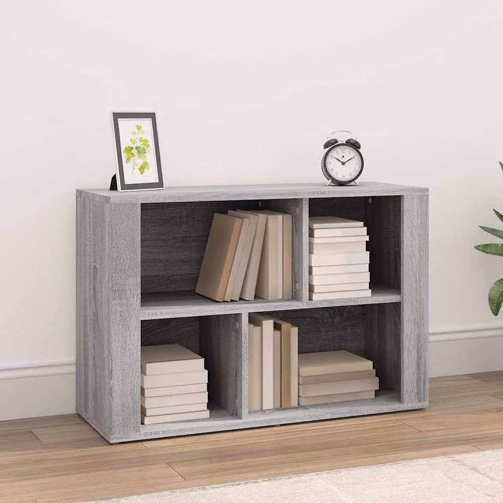 Berkfield Home Grey Sonoma Sideboard in Engineered Wood, W/D/H: 80 x 30 x 54 cm – 2