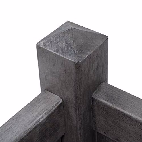 Rowlinson Alderley Rectangular Planter Grey W: 41.5 cm, D: 48.49 cm, H: 80 cm – 3
