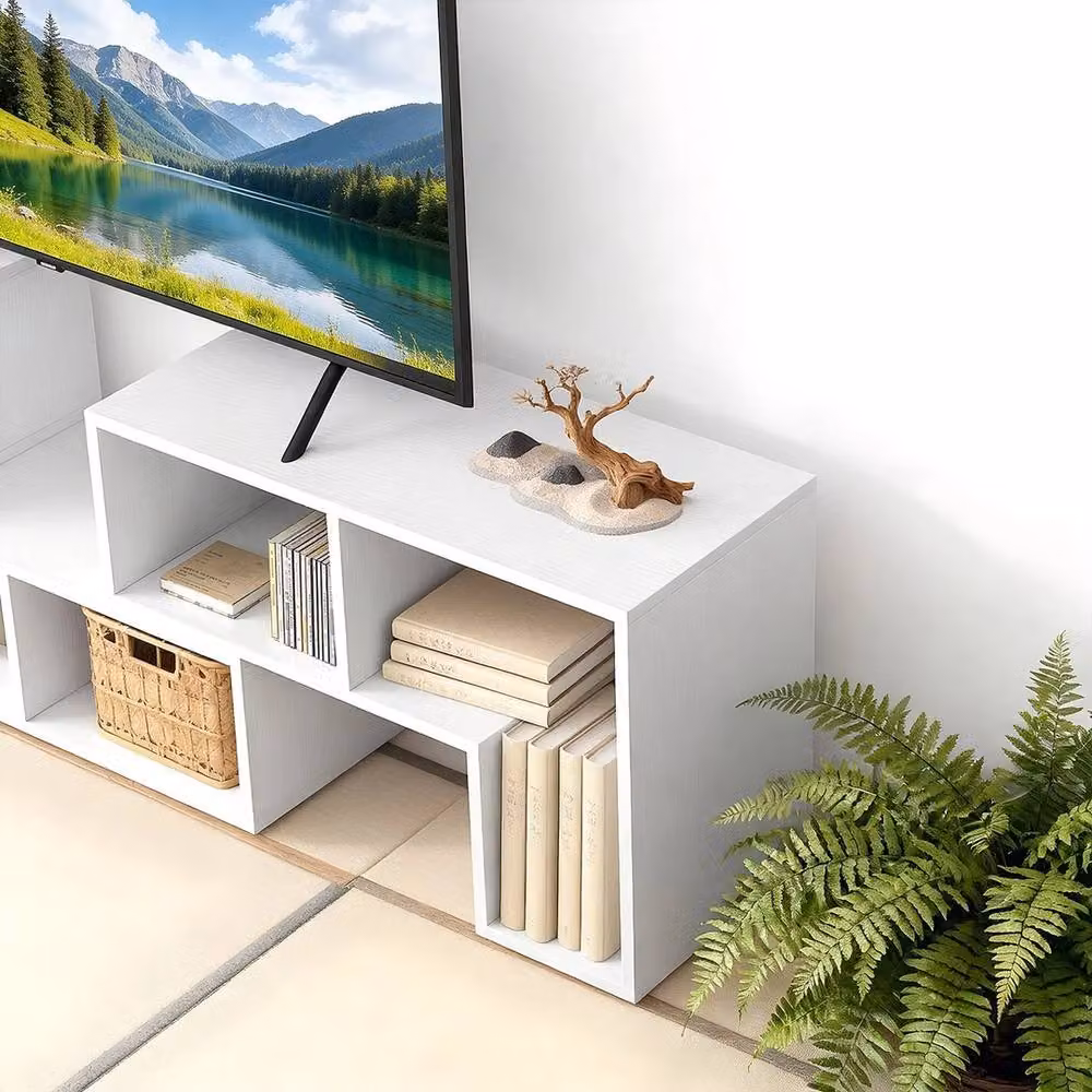 SPETLEK Free Combination TV Stand in White – 5
