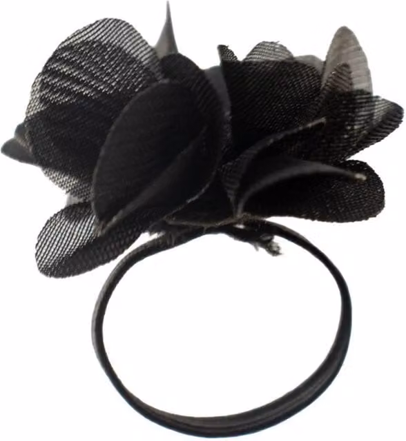 KDMD Black Chiffon Fragrance Diffuser Rings Set of 15 – 1