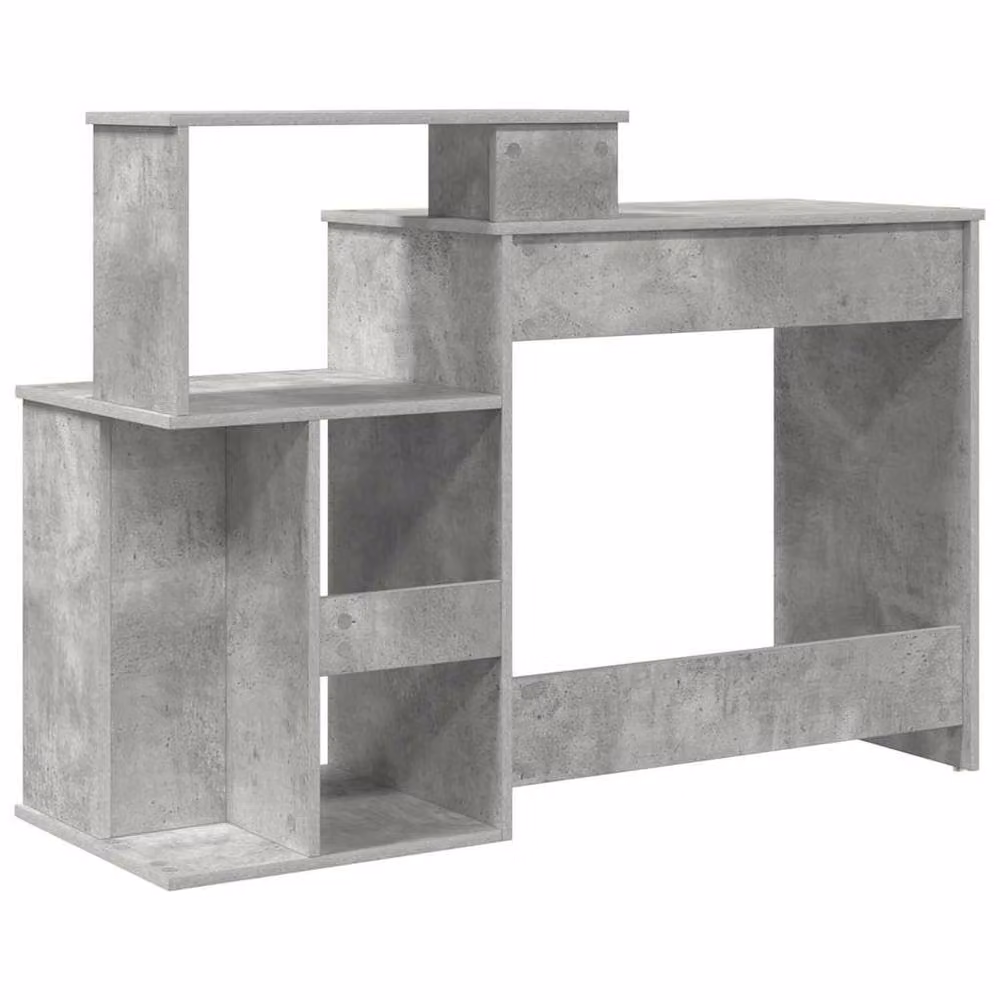 Berkfield Home Modern Writing Desk in Grey, W/D/H: 120.5 x 44 x 88.5 cm – 6