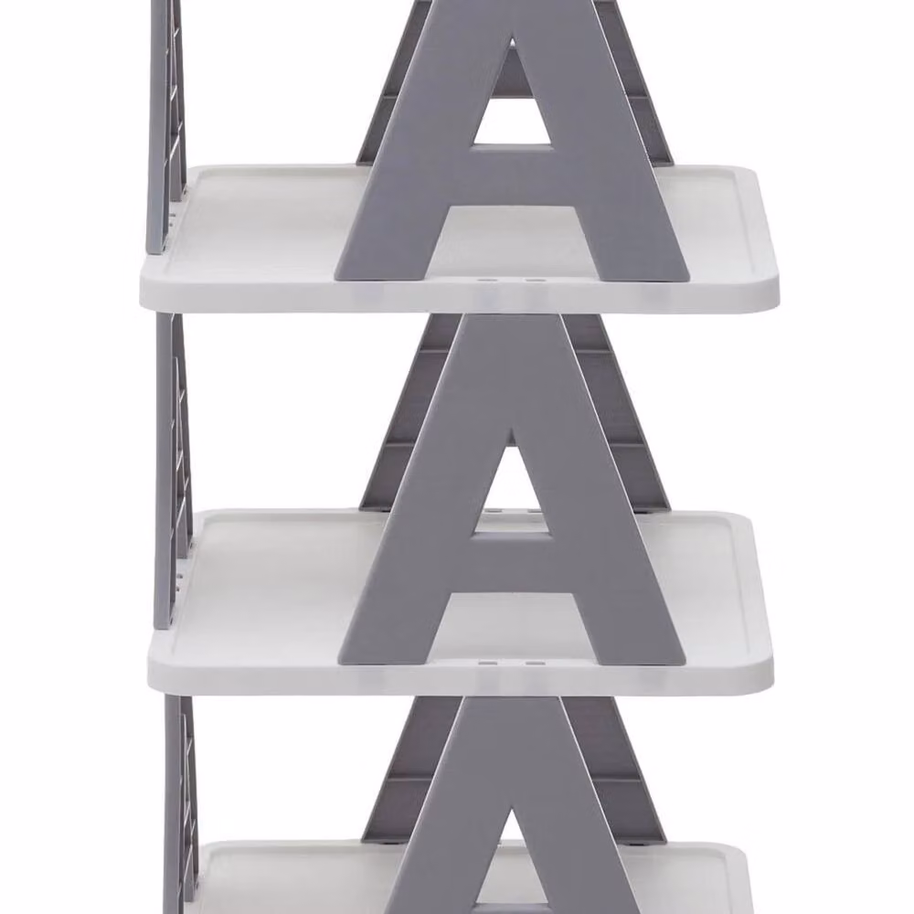 PAWNORA 4 Tier Tall Freestanding Shoe Rack in White – 2