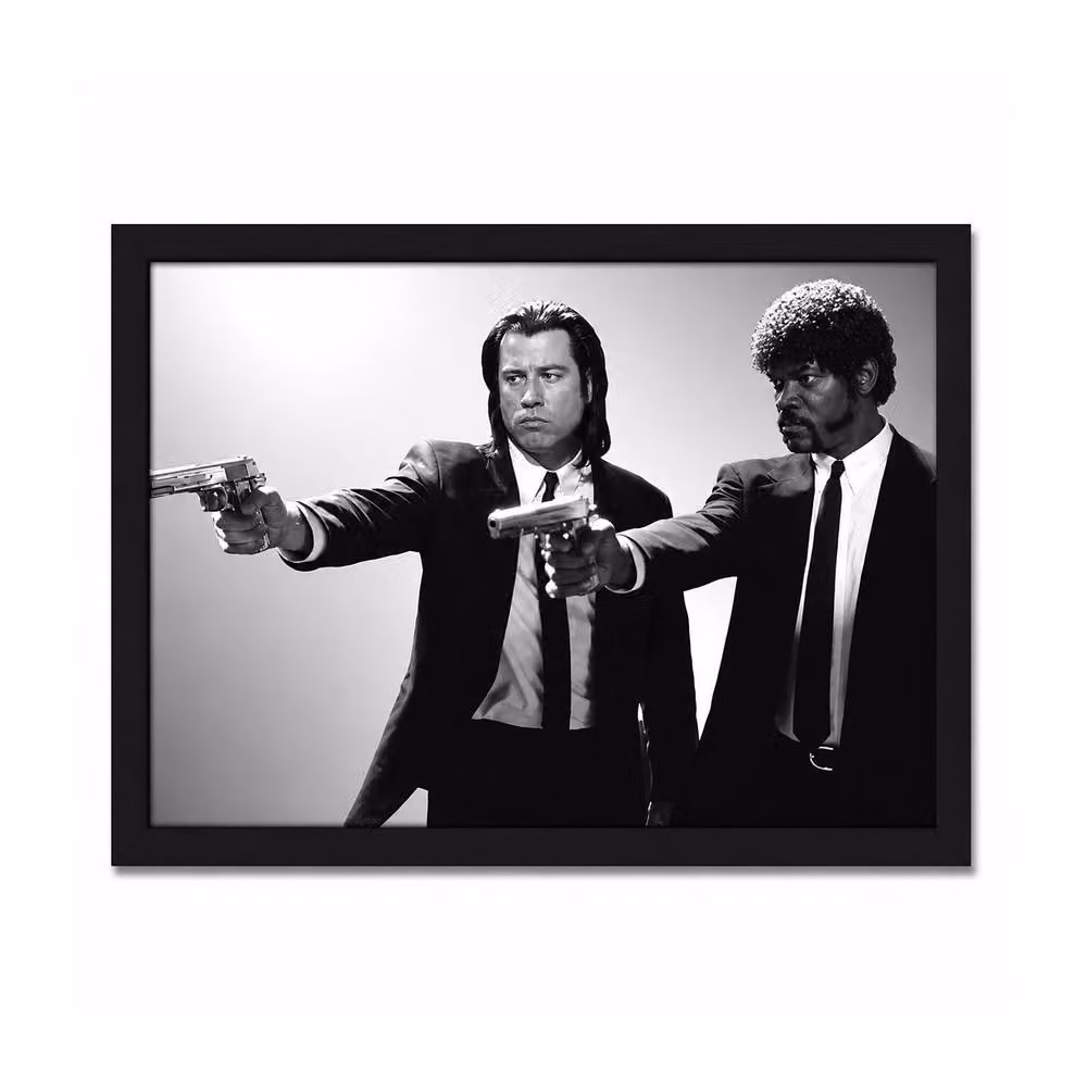 CrazyGadget Pulp Fiction Decorative Multicolour Mirrored Wall Hanging – 2