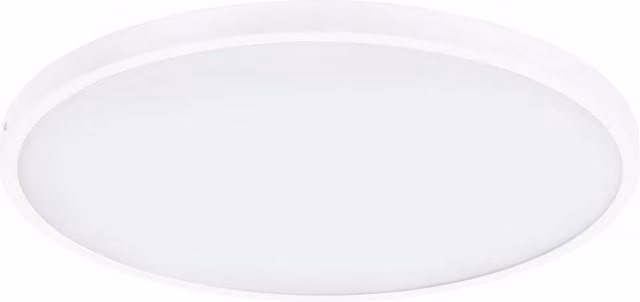 Loops Round Surface Mounted LED Wall and Ceiling Light, White, Diameter: 60 cm, 27W, 3000K Warm White