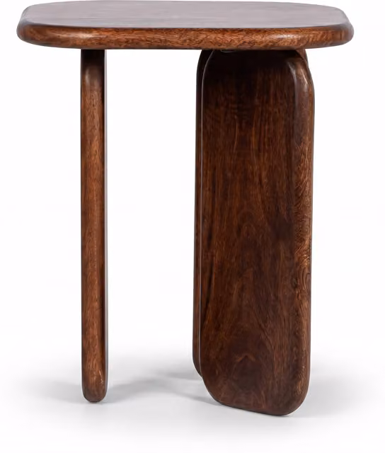 Elm Home And Garden Chelsea Side Table in Brown Mango Wood