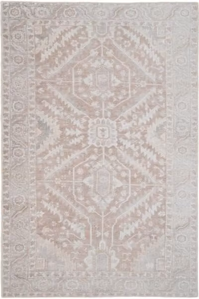 Kukoon Large Rectangular Area Rug for Living Room or Bedroom, Washable and Non-Slip, Light Beige, W: 60 cm, L: 240 cm