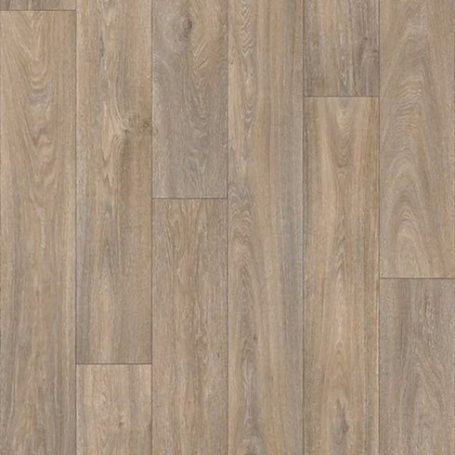 Komscape Stone Look Vinyl Sheet Flooring, Brown and Red, 200 x 200 cm
