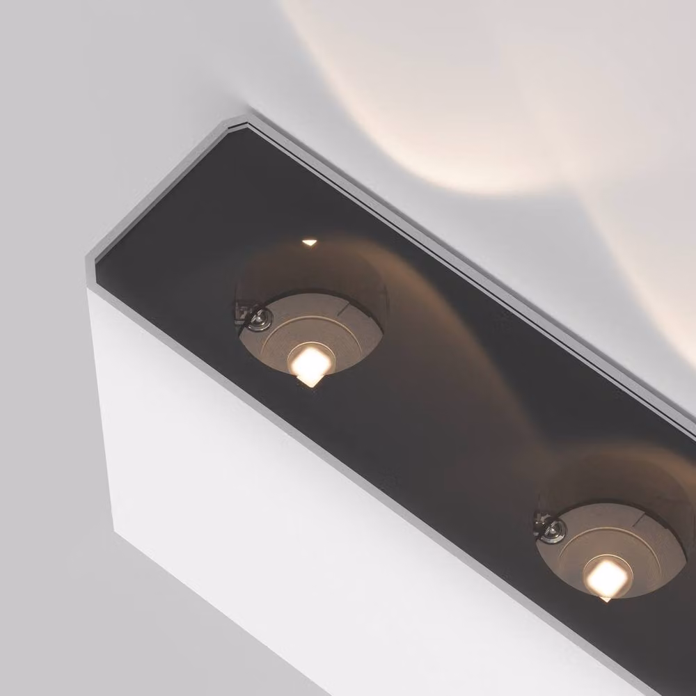Netlighting White Aluminium Up and Down Outdoor LED Wall Lamp with 3000K Warm White Light and IP54 Rating – 2