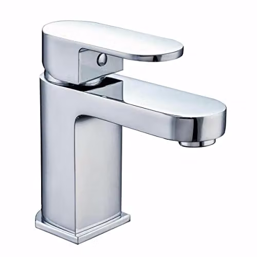 Nes Home Eclipse Single Lever Basin Mixer Tap in Chrome and Silver – 2