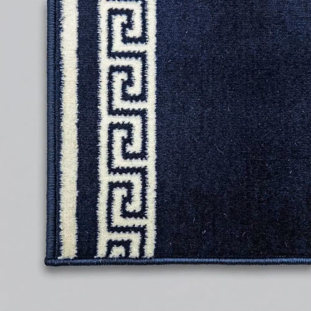 runrug Soft and Comfortable Stair Runner in Blue, W: 100 cm, L: 570 cm – 4