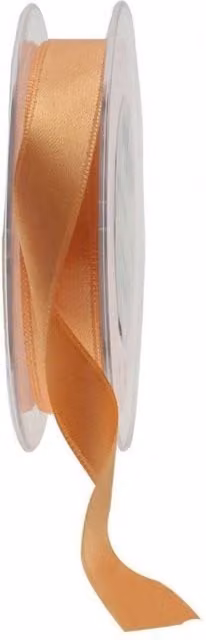 KDMD Light Orange Satin Ribbon, 15mm, 3 Pack