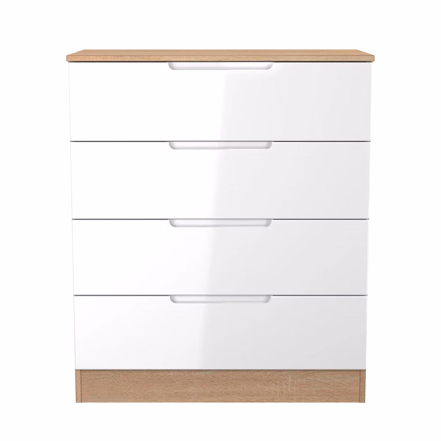 2 U Lucca 4 Drawer Chest in Light Oak, Ready Assembled – 2