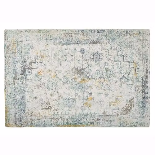 Phoenox Textiles Limited Origins Vogue Oriental Rug in Blue and Ochre, W/D: 120 x 170 cm – 1