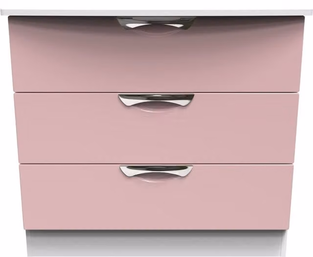 2 U Holborn 3 Drawer Chest in Dusty Pink – 1