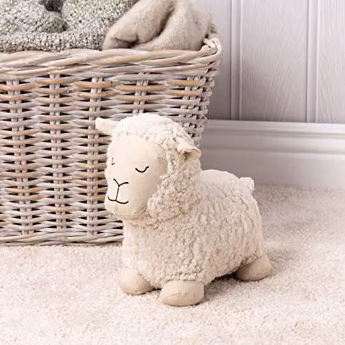 Paoletti White Boucle Fleece Sheep Novelty Doorstop W/D/H: 23 x 15 x 16 cm – 2