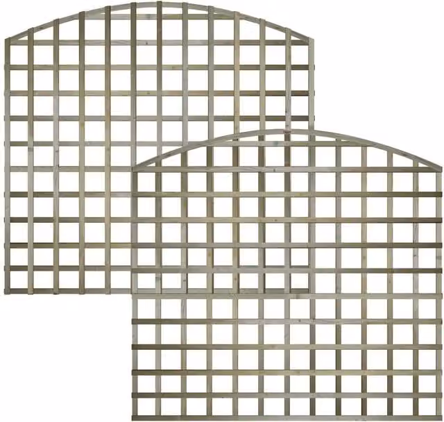 Premier Garden Supplies Impregnated Wood Trellis Support Panel, Green or Brown, H: 170 cm x W: 110 cm