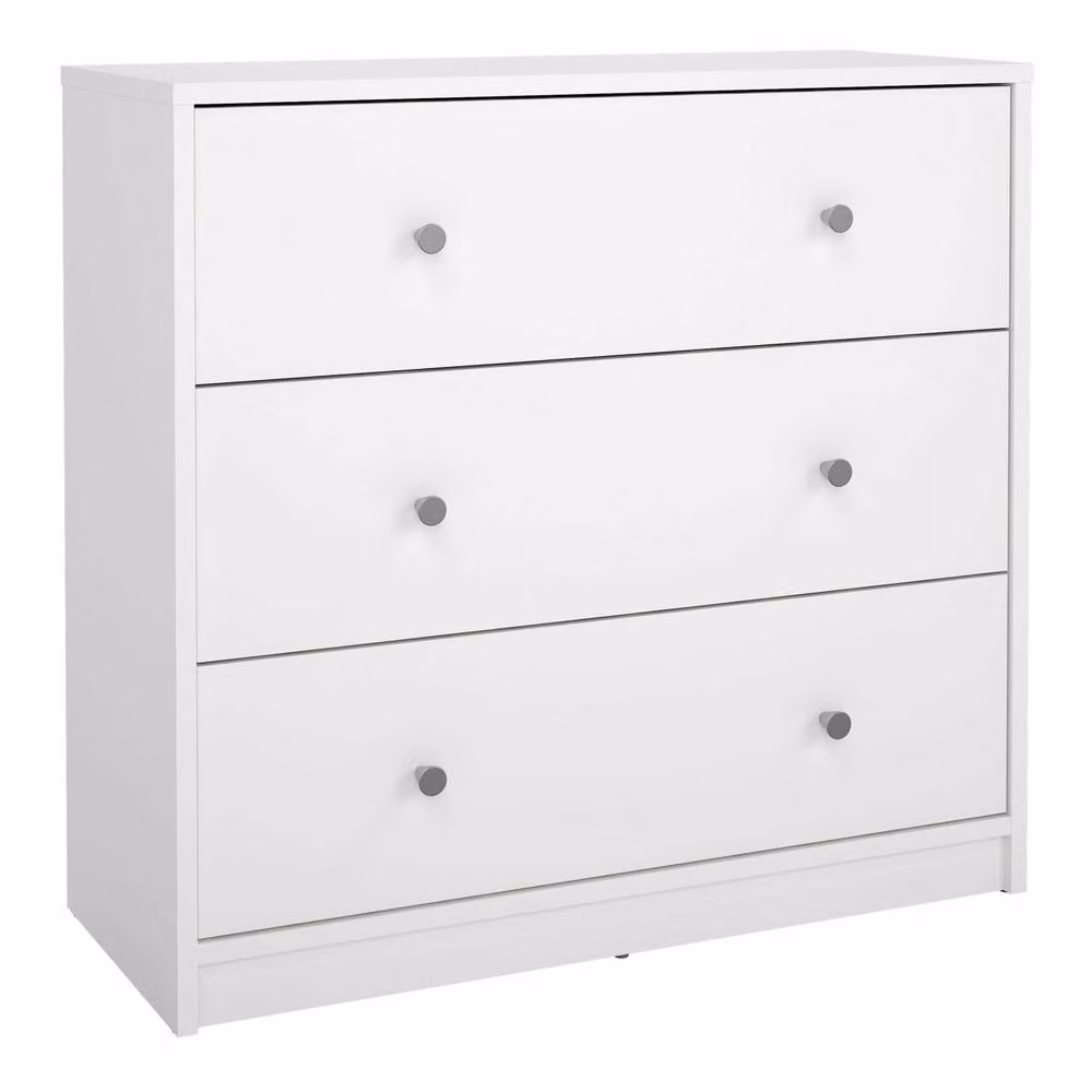 Wyld Haus Tainan 3 Drawer White Chest – 2