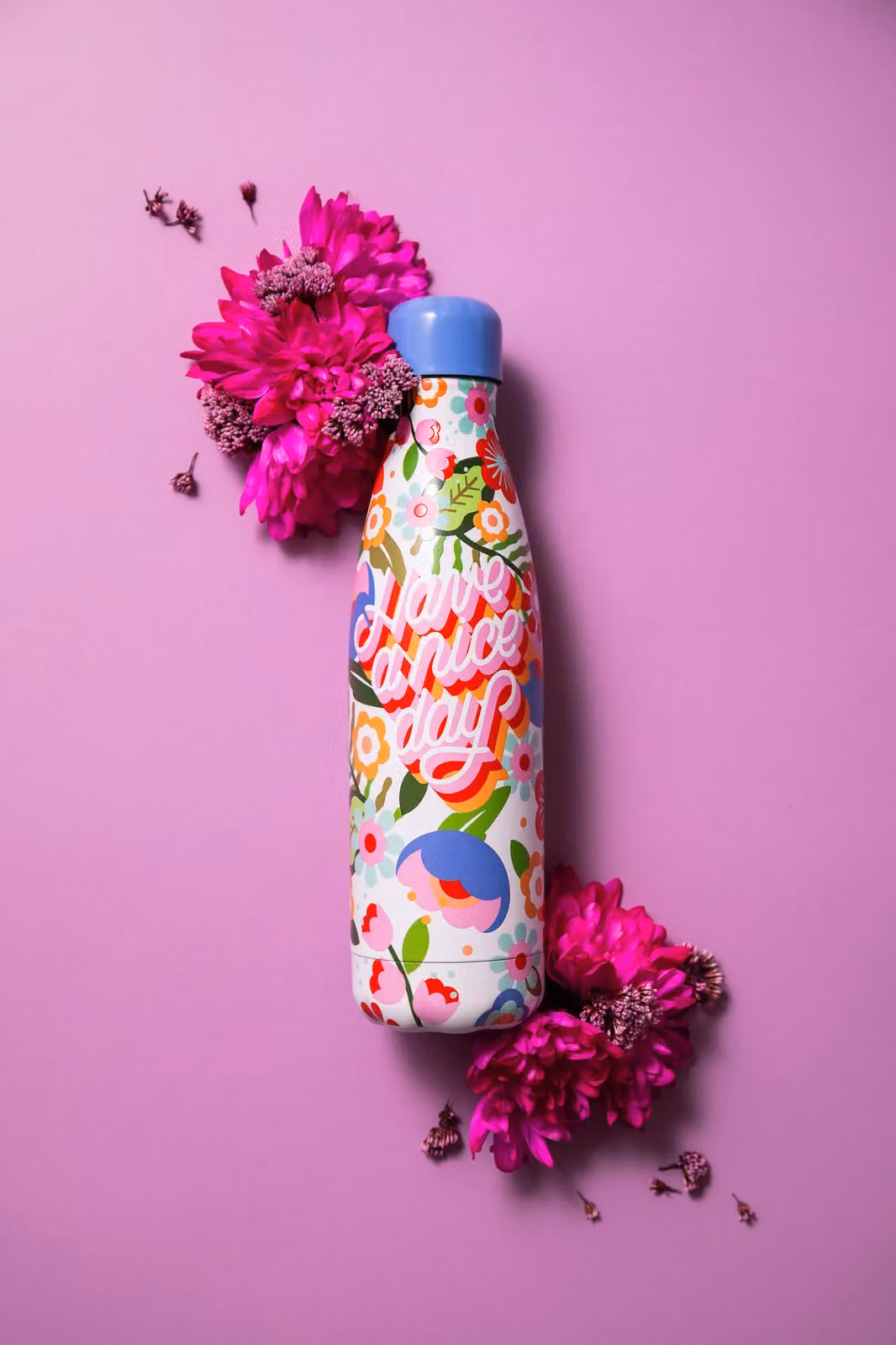 S'well Steffi Lynn Multicolour Floral Vacuum Insulated Stainless Steel Water Bottle, 500 ml – 2