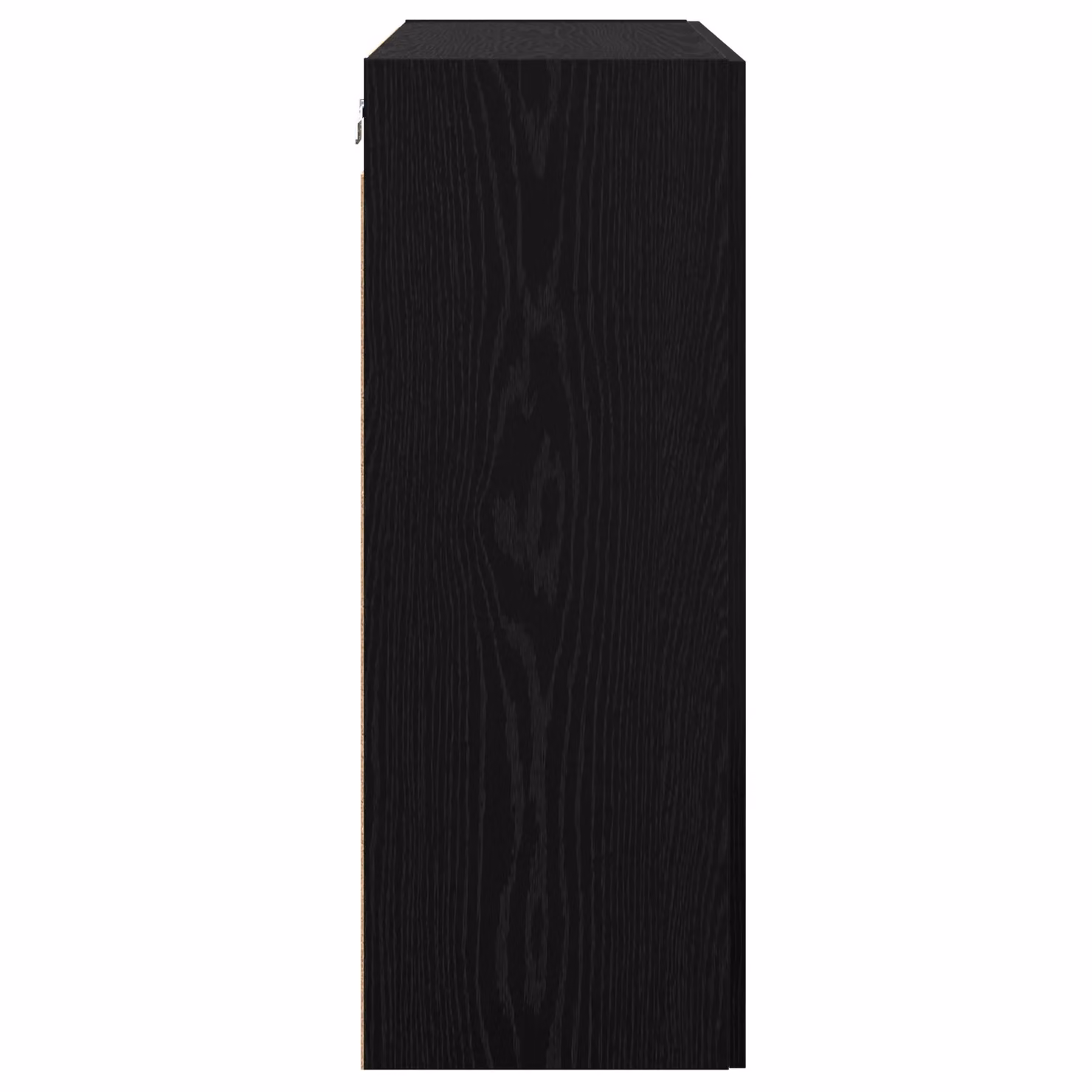 Berkfield Home Black Oak Hanging Cabinet with Hinged Doors and Internal Shelves, W/D/H: 69.5 x 34 x 90 cm – 3