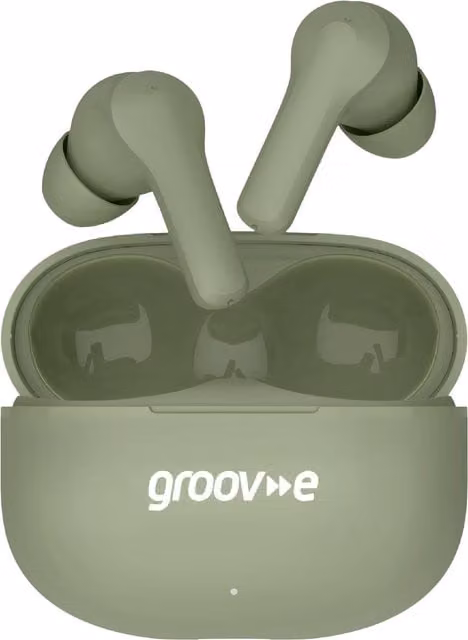 Jive Buds True Wireless Earphones with Charging Case - Green