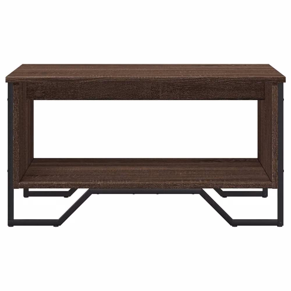 Berkfield Home Brown Oak Coffee Table, W: 75 cm, D: 51 cm, H: 40 cm – 5