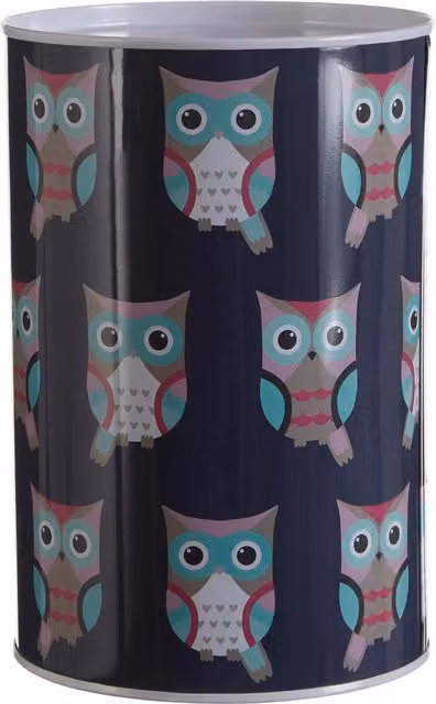 Orsina Happy Owls Large Money Tin, Blue, W/D/H: 10 x 10 x 15 cm – 4