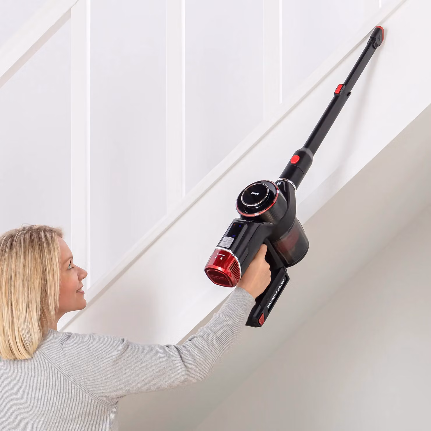 Ewbank AIRSTORM1 2-in-1 Cordless Pet Stick Vacuum Cleaner, Red – 7