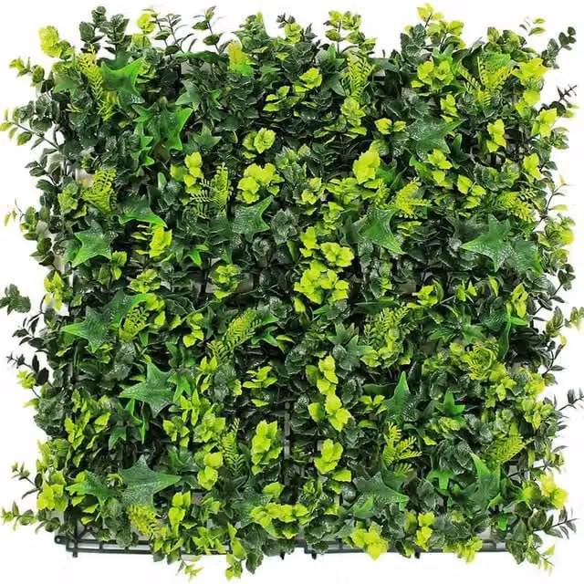 Best Artificial Ivy Fern Hedging Screen in Green