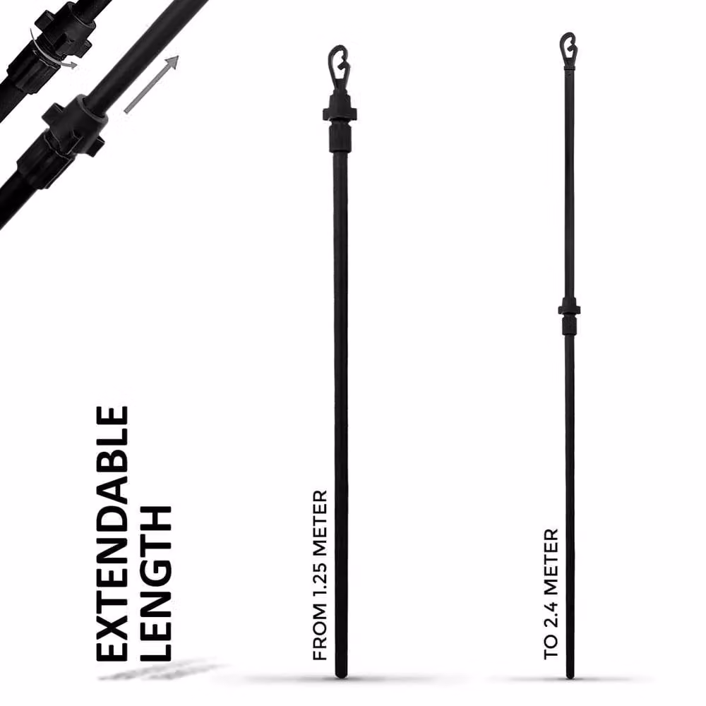 EONLION Black Telescopic Laundry Washing Clothesline – 2