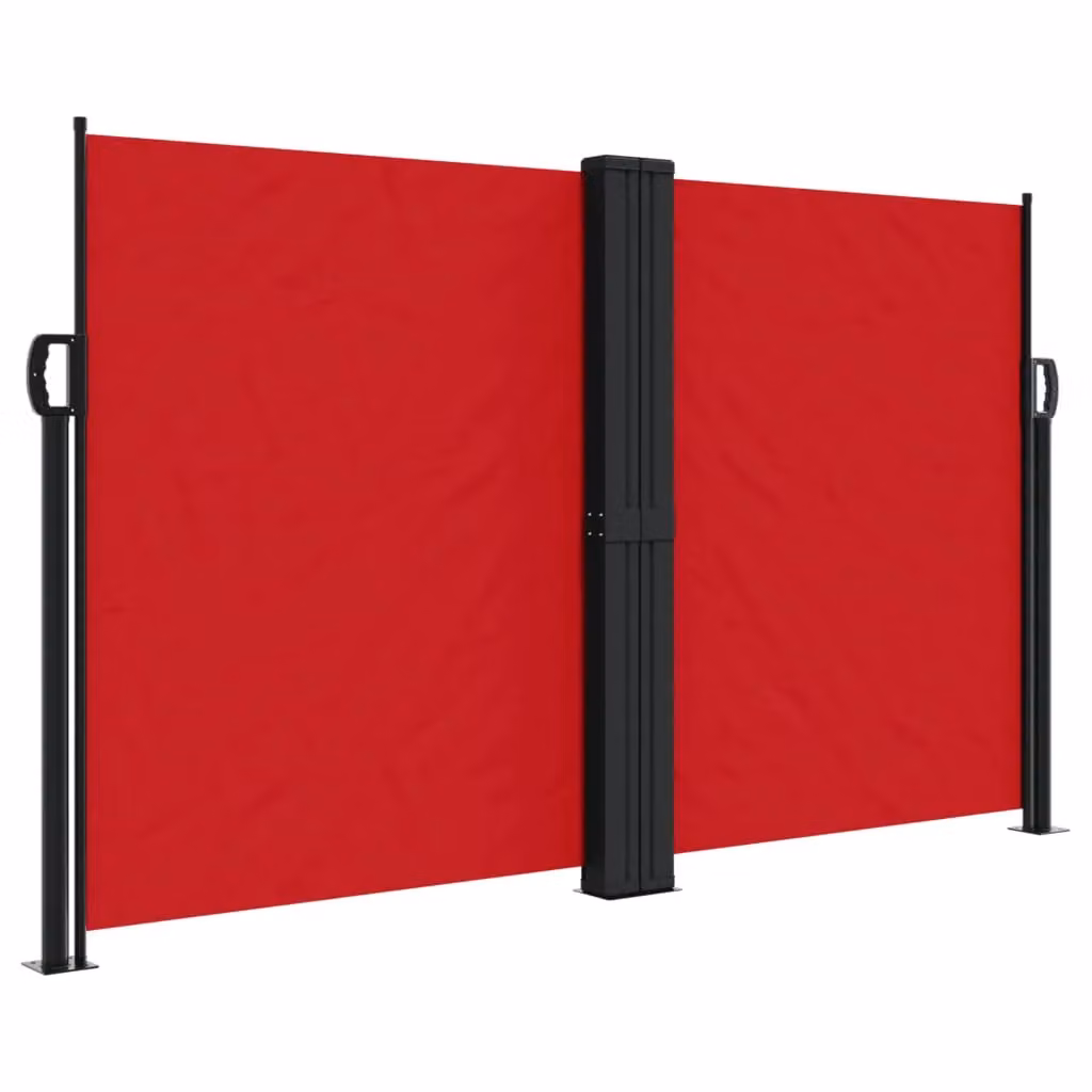 Berkfield Home Red Retractable Side Awning, W: 600 cm, H: 140 cm – 2