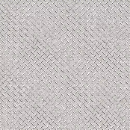 Galerie G45175 Steampunk Geometric Industrial Non-Woven Wallpaper in Silver and Grey
