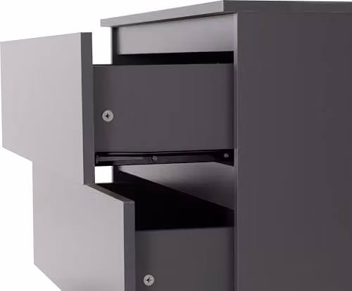 Seconique Malvern 3 Drawer Chest in Grey – 5