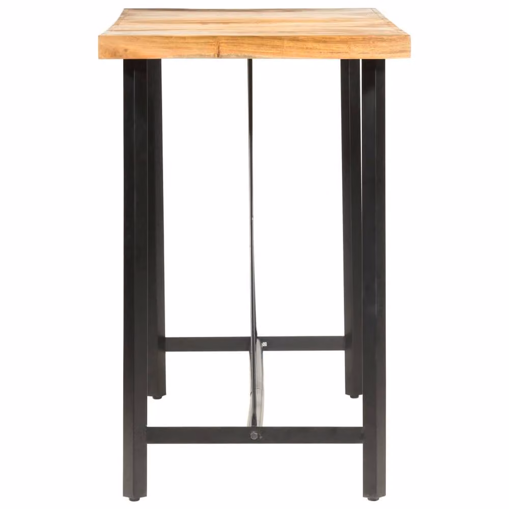 Berkfield Home Bar Table in Brown Solid Sheesham Wood, W/D/H: 180 x 70 x 107 cm – 2