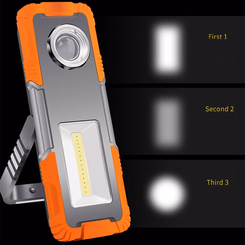 Hinsinc Rechargeable LED Magnetic Work Light and Emergency Hand Torch in Multicolour – 5