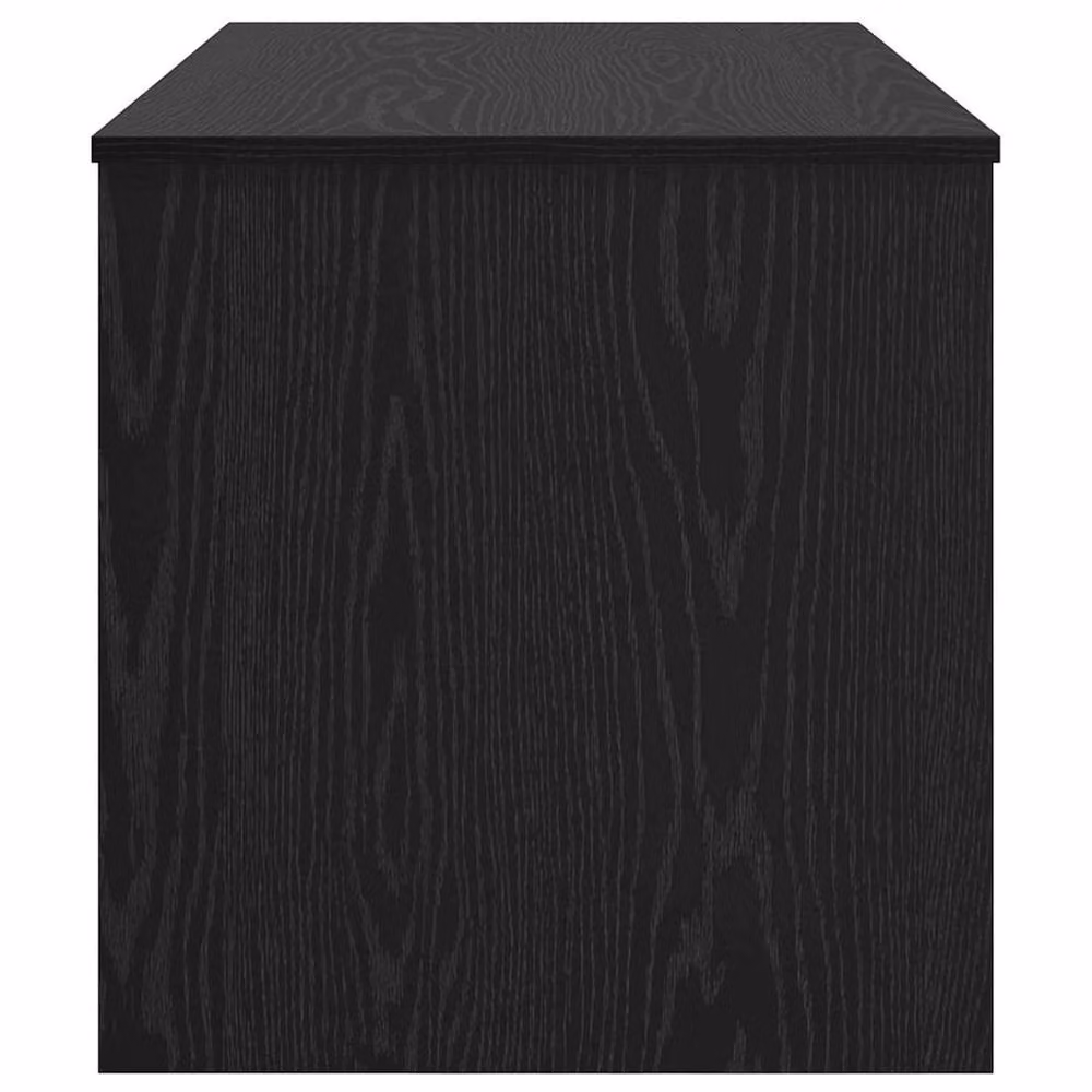 Berkfield Home Modern Black Oak Coffee Table, W: 102 cm, D: 50 cm, H: 52.5 cm – 4