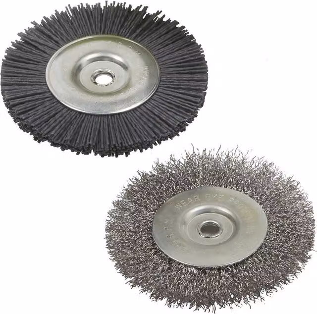 Garden Gear Weed Sweeper Spare Steel Brush Set in Grey