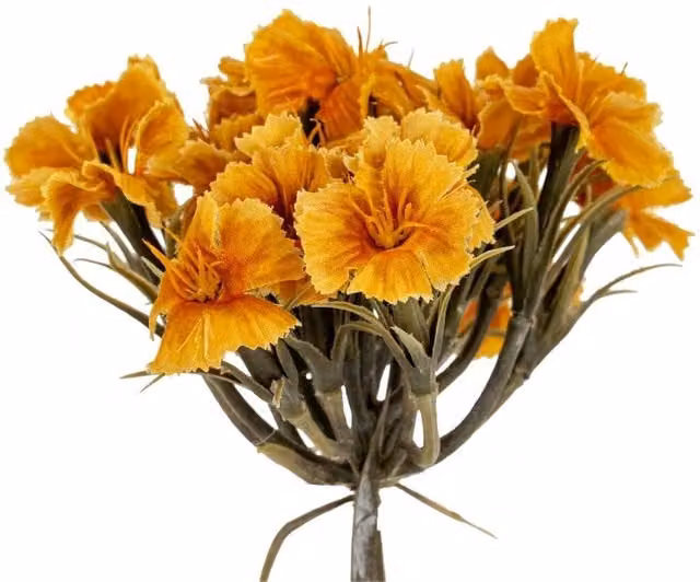 Hill Interiors Dianthus Artificial Flower Spray in Orange