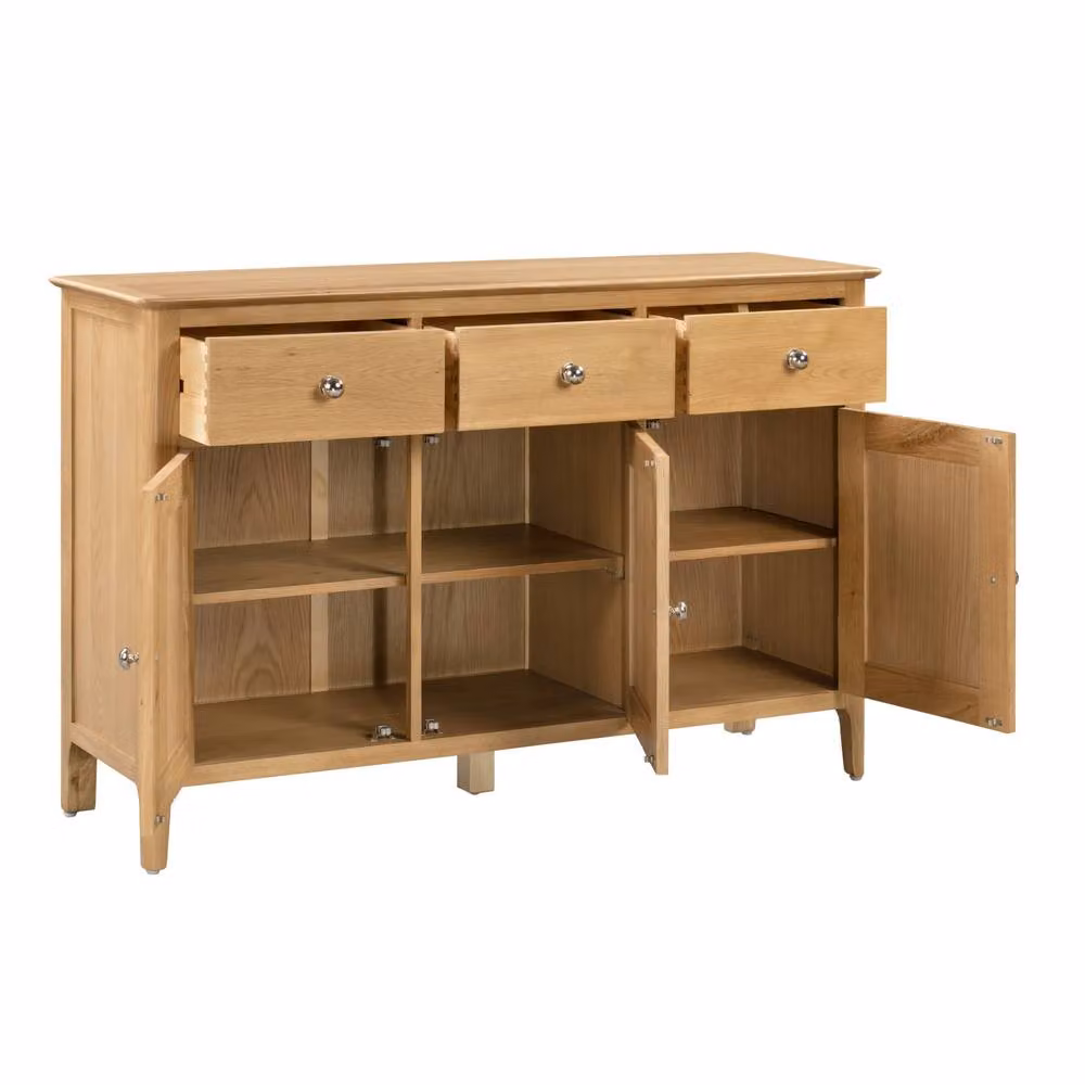 Cheshire Premium Strathmore Sideboard in Light Oak – 2