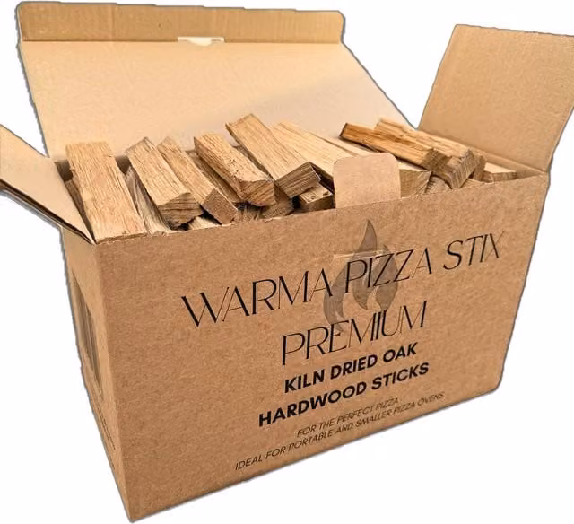 Warma Oak Pizza Stix Oven Kindling in Beige and Orange