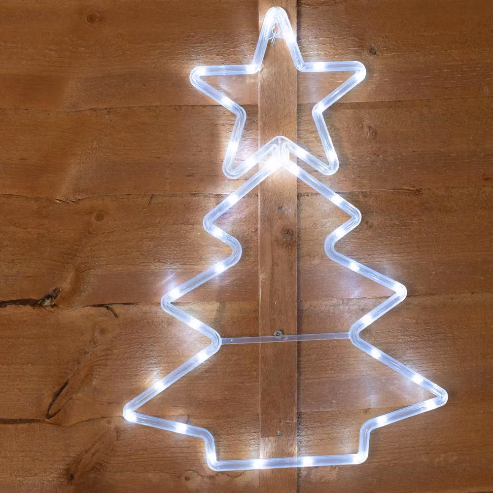 ValueLights Christmas Outdoor LED Tree with 36 Cool White Bulbs, Height: 45 cm – 2
