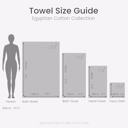 Allure Bath Fashions Grey Cotton Hand Towel Set, Pack of 3, W/H: 50 x 85 cm – 4