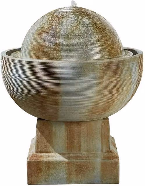 Altico Garden Products Ltd Treviso Spring Stone Tabletop Water Feature, Brown, W: 9.7 cm, D: 9.7 cm, H: 8.7 cm