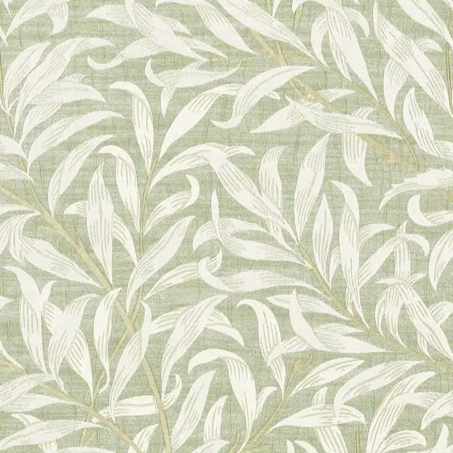 William Morris Willow Boughs Jacquard Fabric in Green
